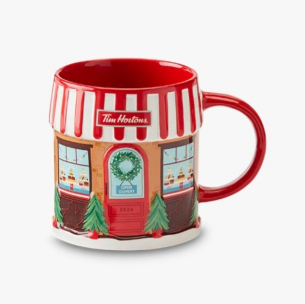 Tim Hortons Limited Edition 20oz Ceramic Holiday Mug A Perfect Christmas Gift